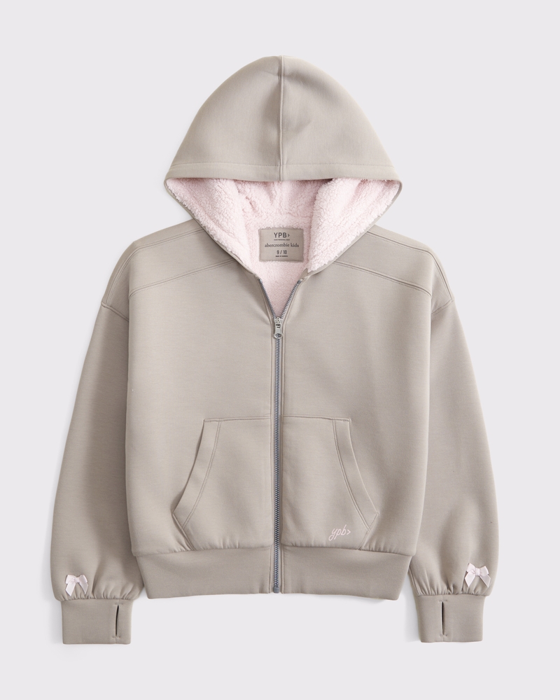 ypb neoknit cozy-lined full-zip hoodie