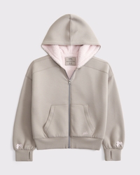 comoda felpa ypb neoknit foderata con zip