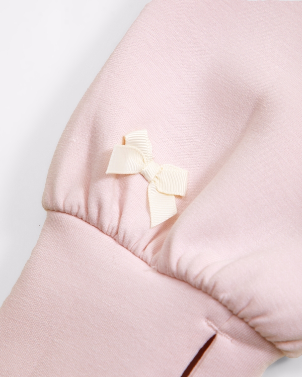 ypb neoknit cozy-lined full-zip hoodie, Light Pink view 2