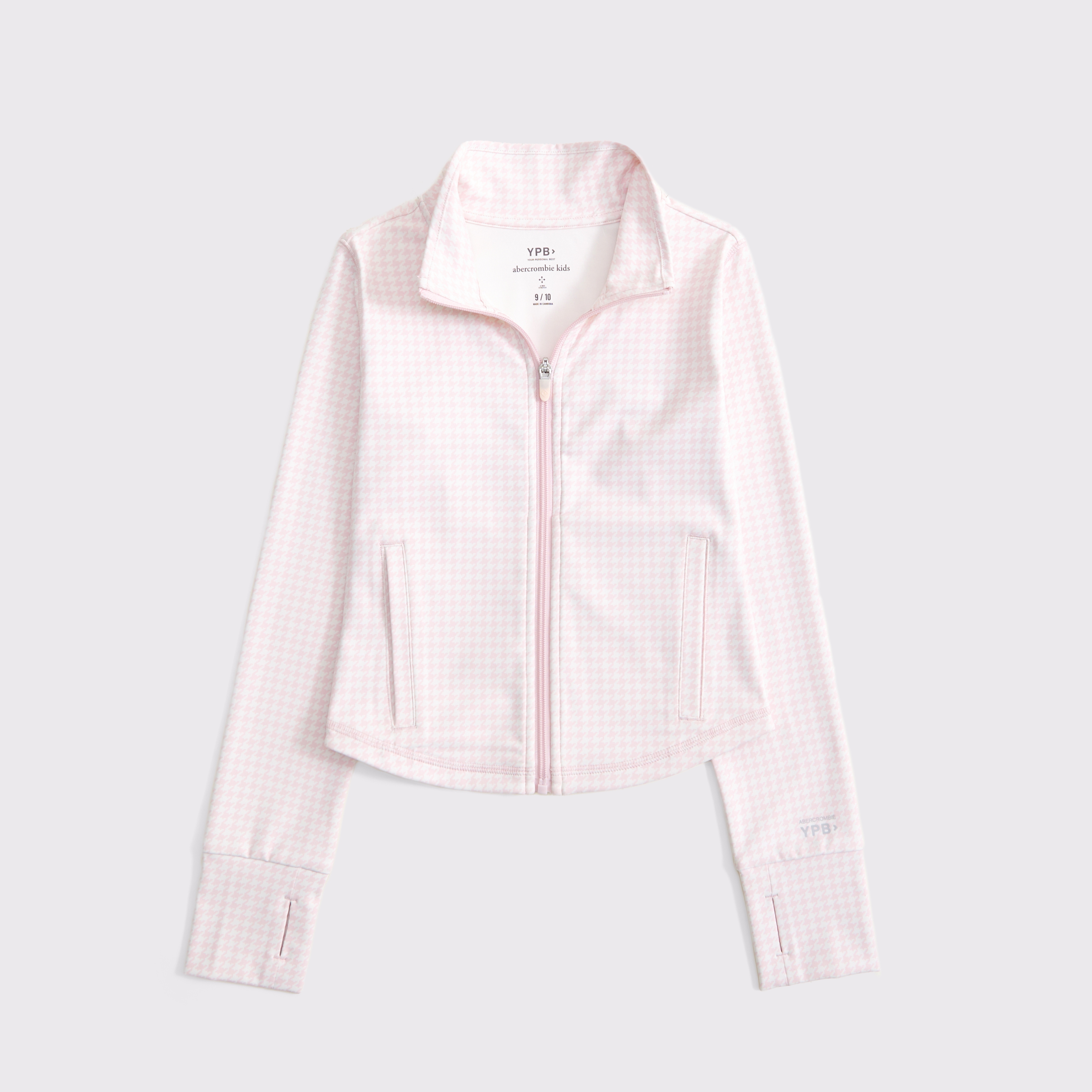 Abercrombie & Fitch Kids' Ypb Mockneck Full-zip In Pink