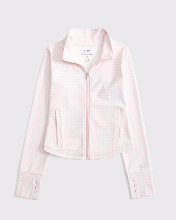 ypb mockneck full-zip, Light Pink Pattern view 1