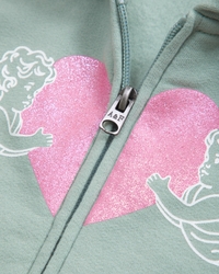 slim full-zip hoodie