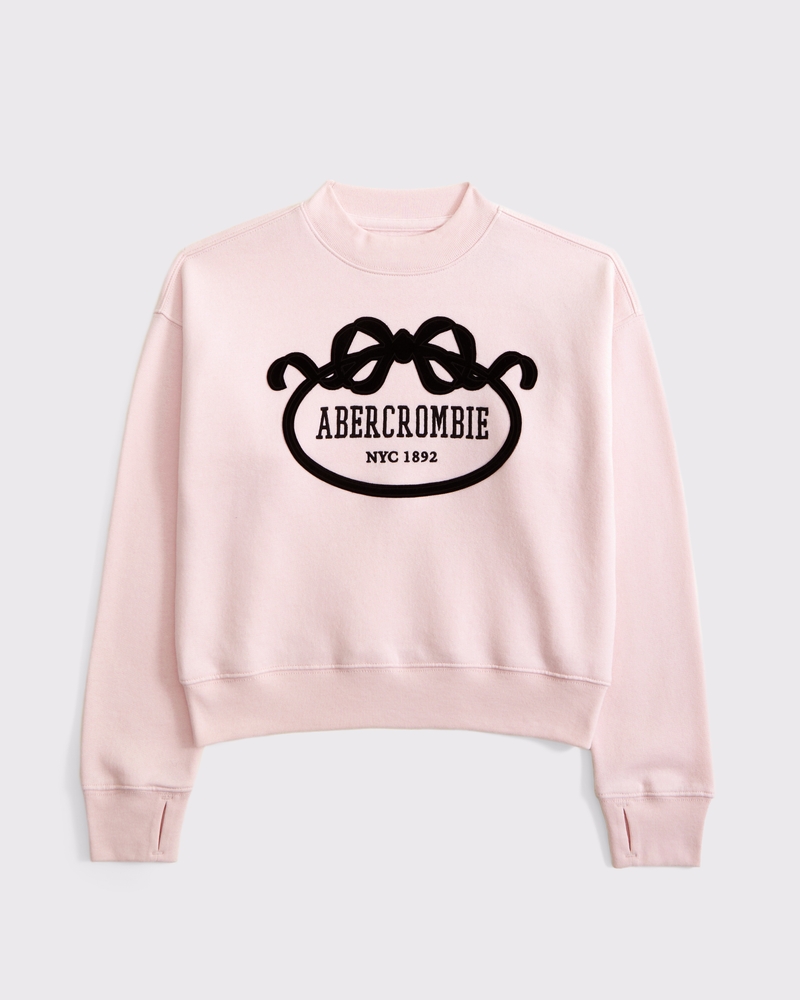 logo crew sweatshirt