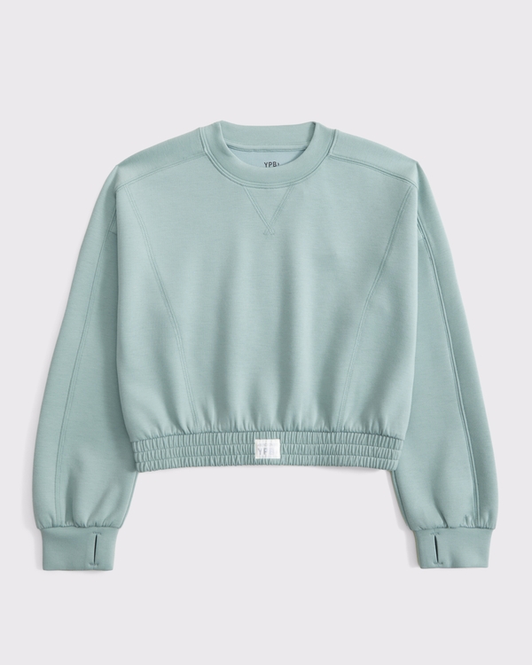 ypb neoknit crew sweatshirt, Misty Gray view 1