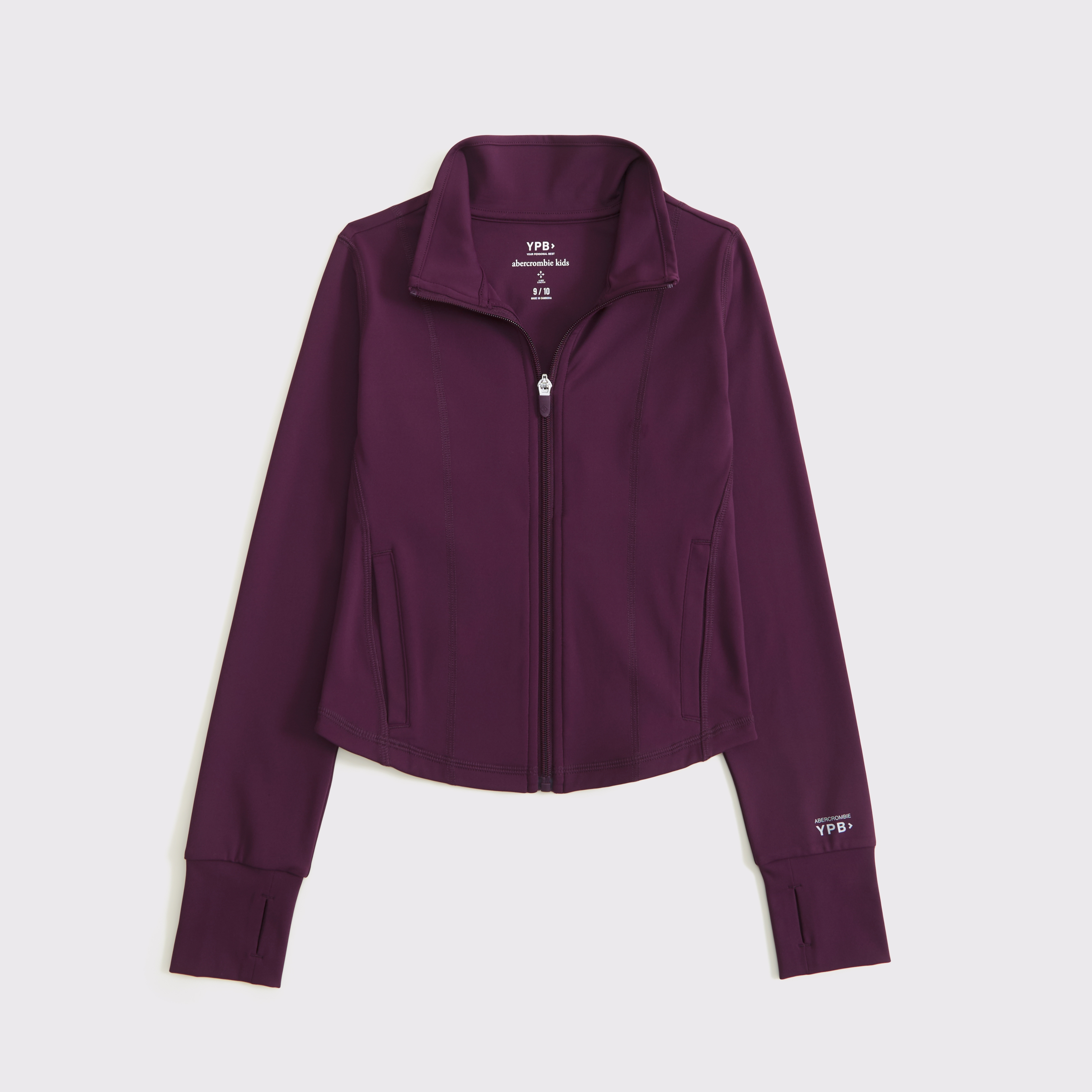 Abercrombie & Fitch Kids' Ypb Mockneck Full-zip In Purple