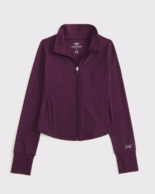 ypb mockneck full-zip, Port Wine view 1