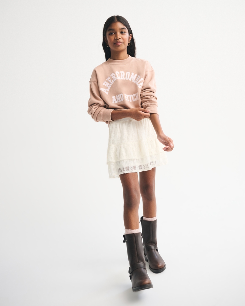 logo crew sweatshirt
