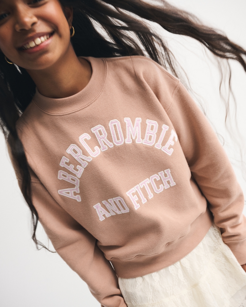 logo crew sweatshirt