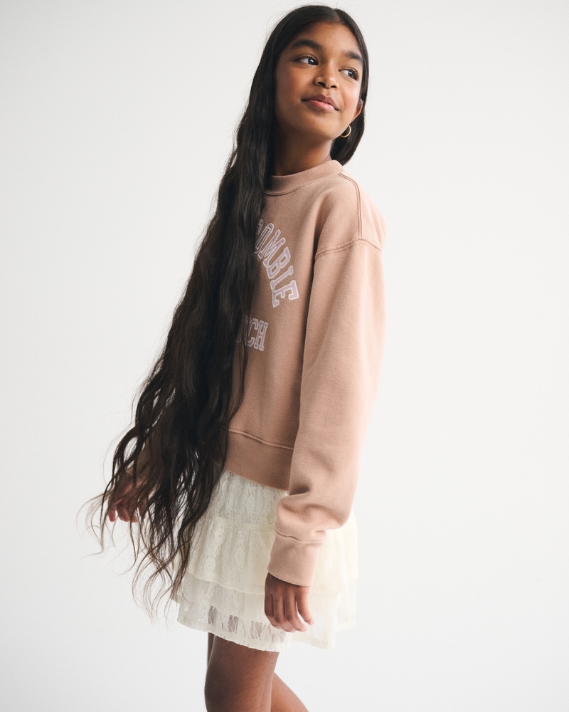logo crew sweatshirt
