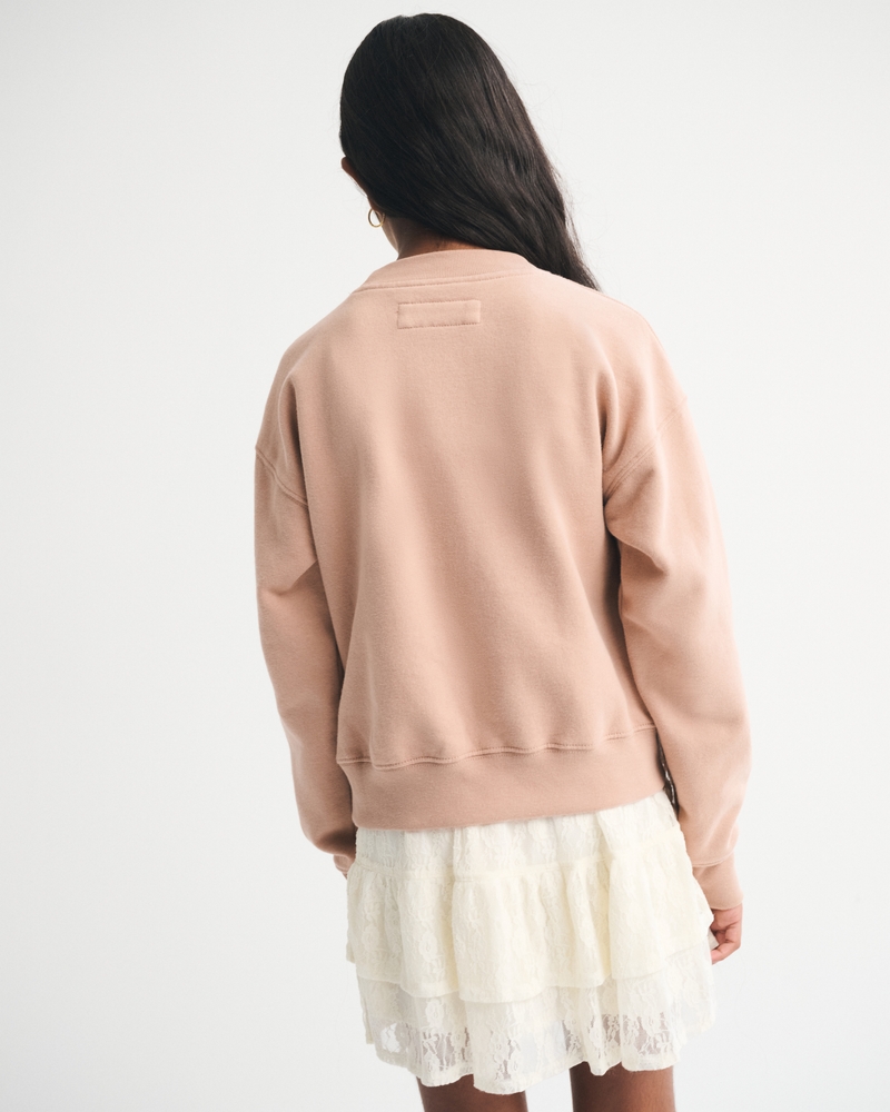logo crew sweatshirt