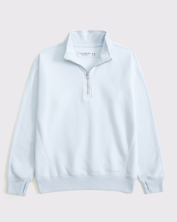 essential quarter-zip sweatshirt