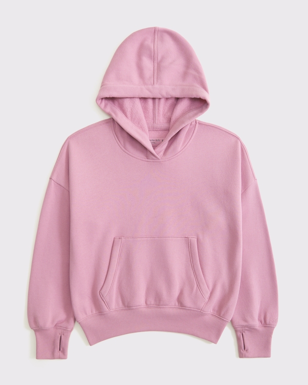 essential popover hoodie, Light Mauve view 1