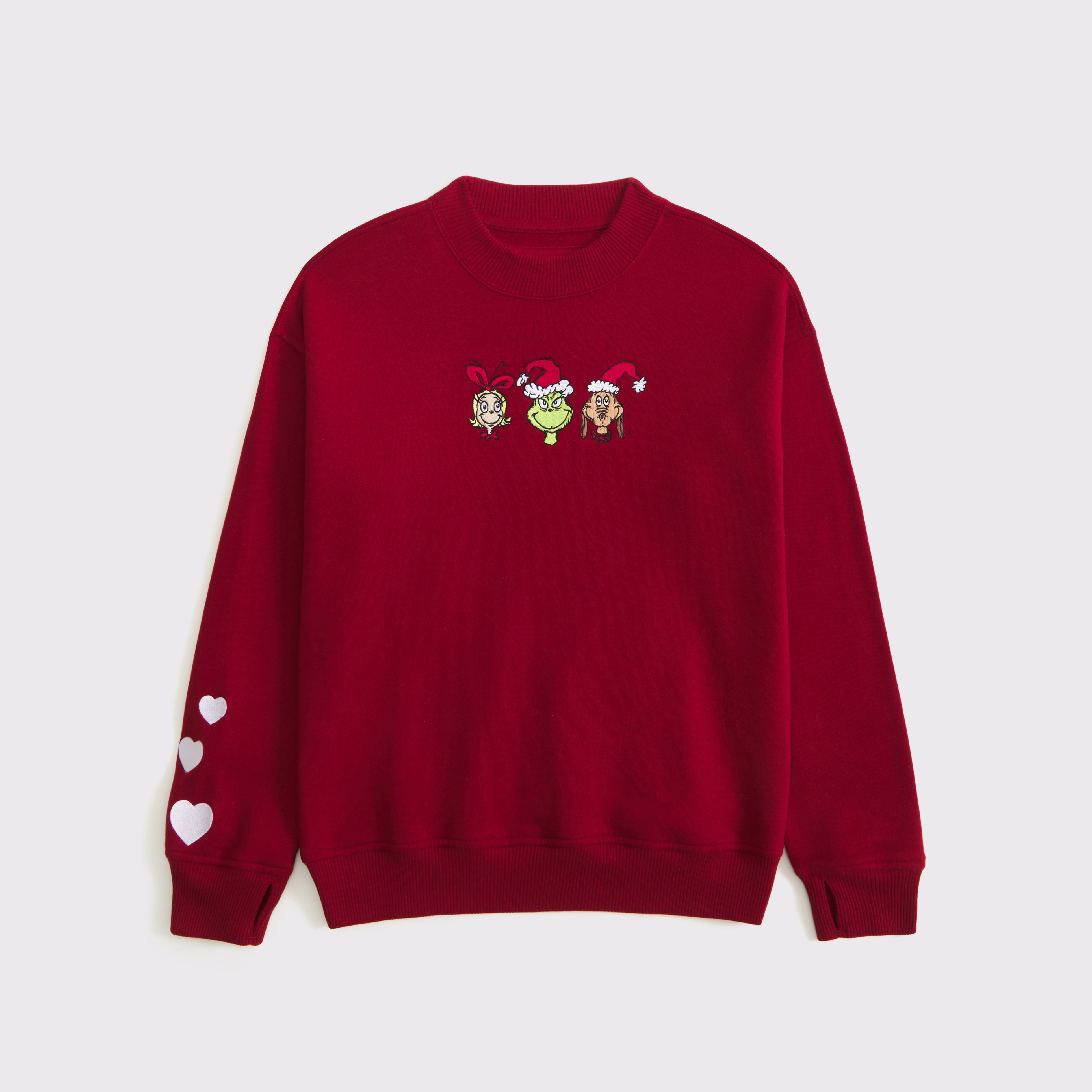 Abercrombie & Fitch Kids' Legging-friendly The Grinch Graphic Crew Sweatshirt