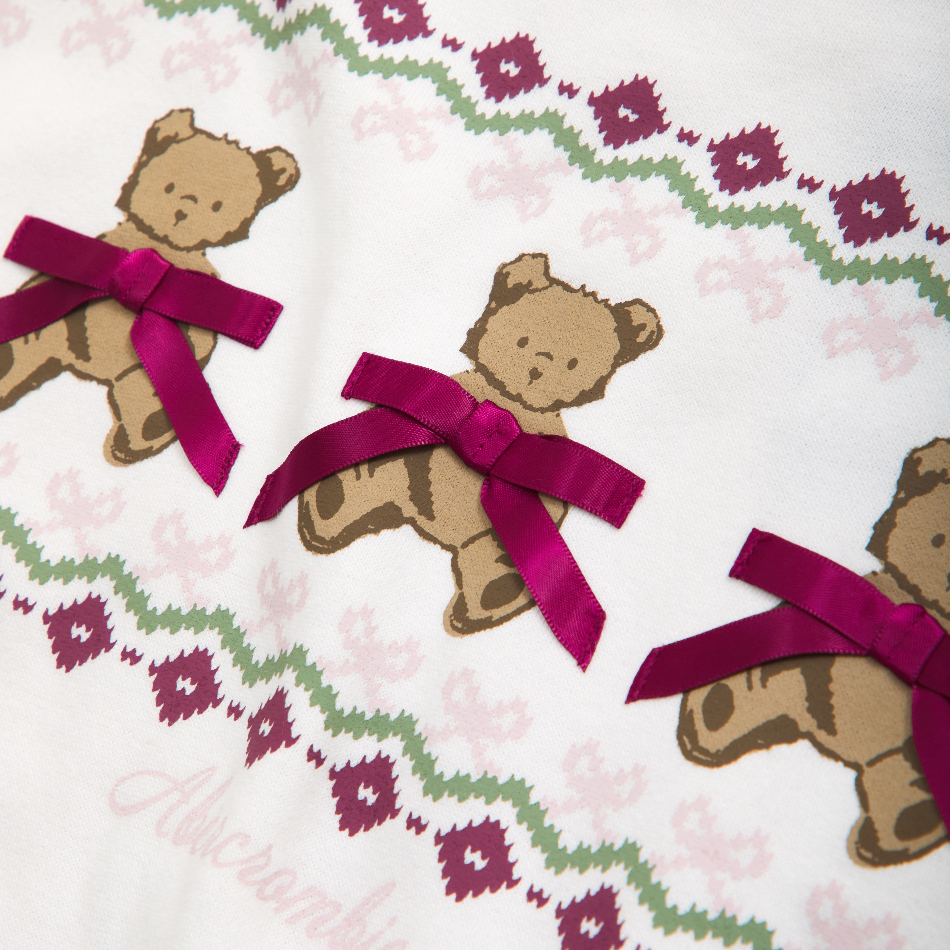 Abercrombie & Fitch Legging-friendly Festive Graphic Crew Sweatshirt In White