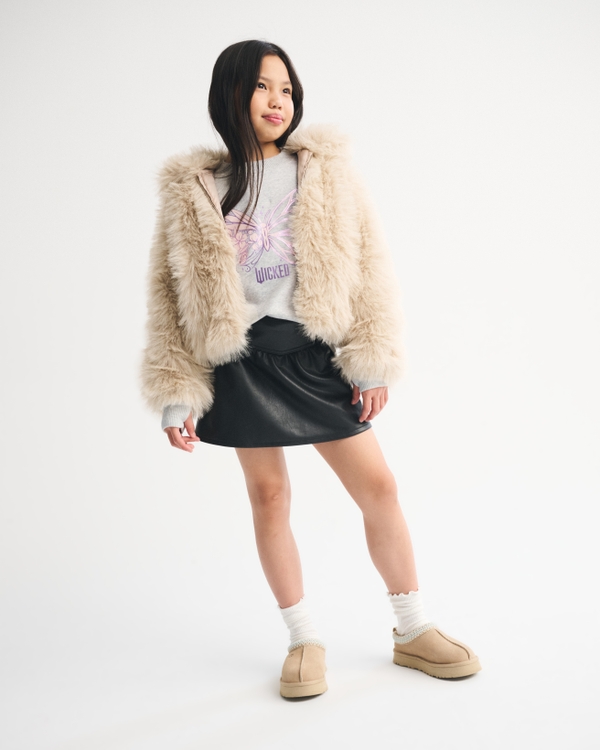 longer-length wicked graphic crew sweatshirt