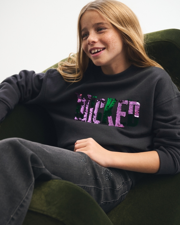 legging-friendly wicked graphic crew sweatshirt