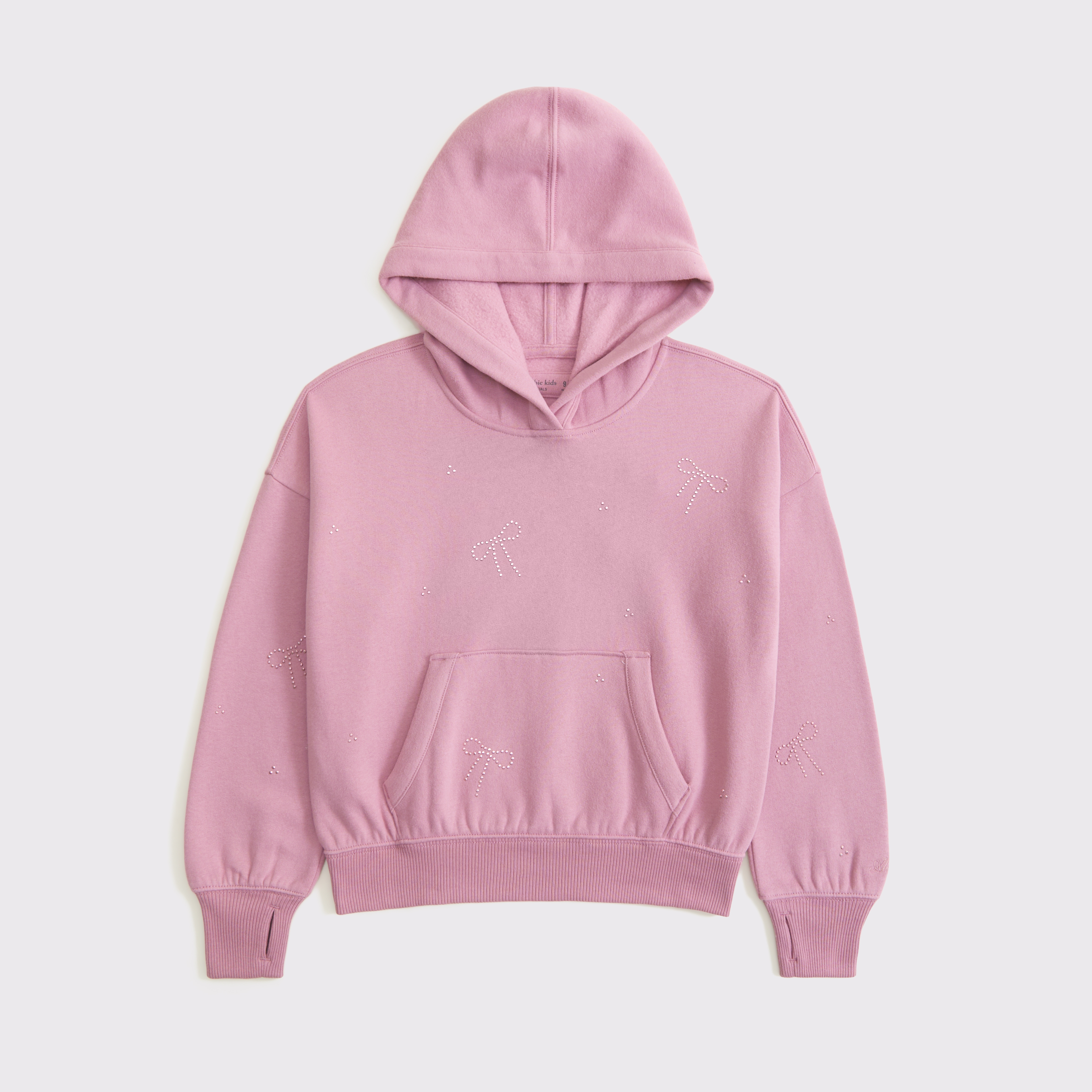 Abercrombie & Fitch Kids' Essential Popover Hoodie In Purple