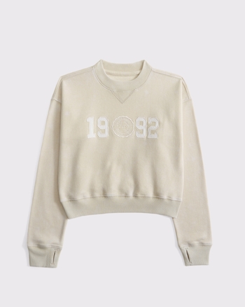 logo crew sweatshirt