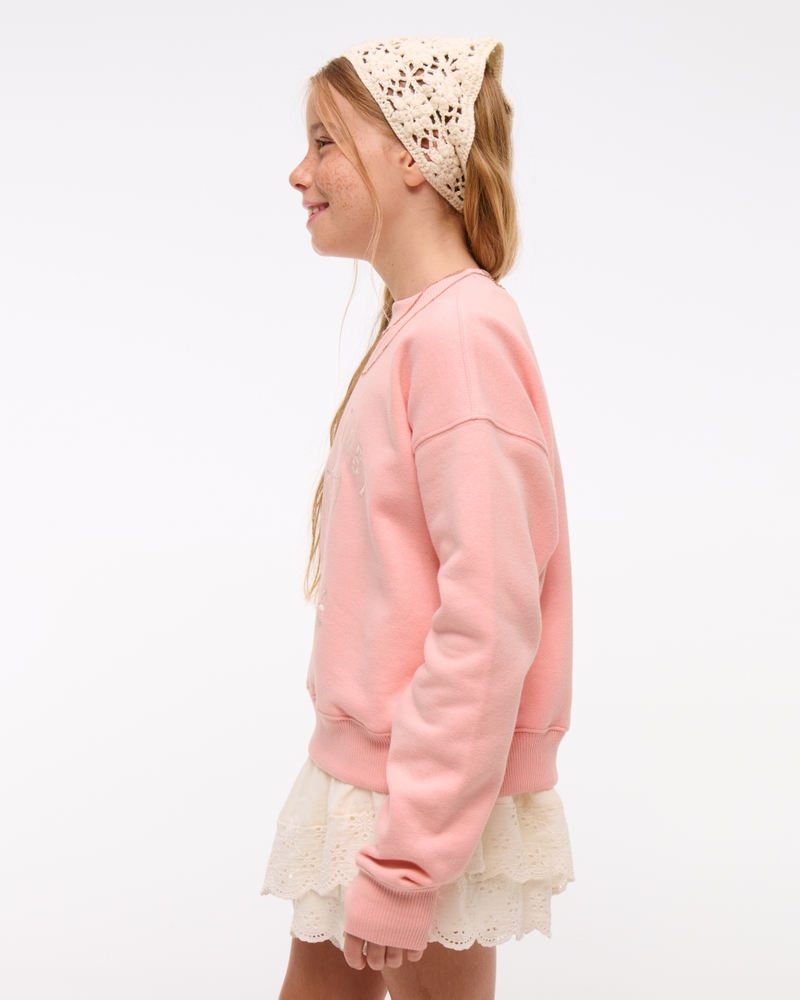 logo crew sweatshirt