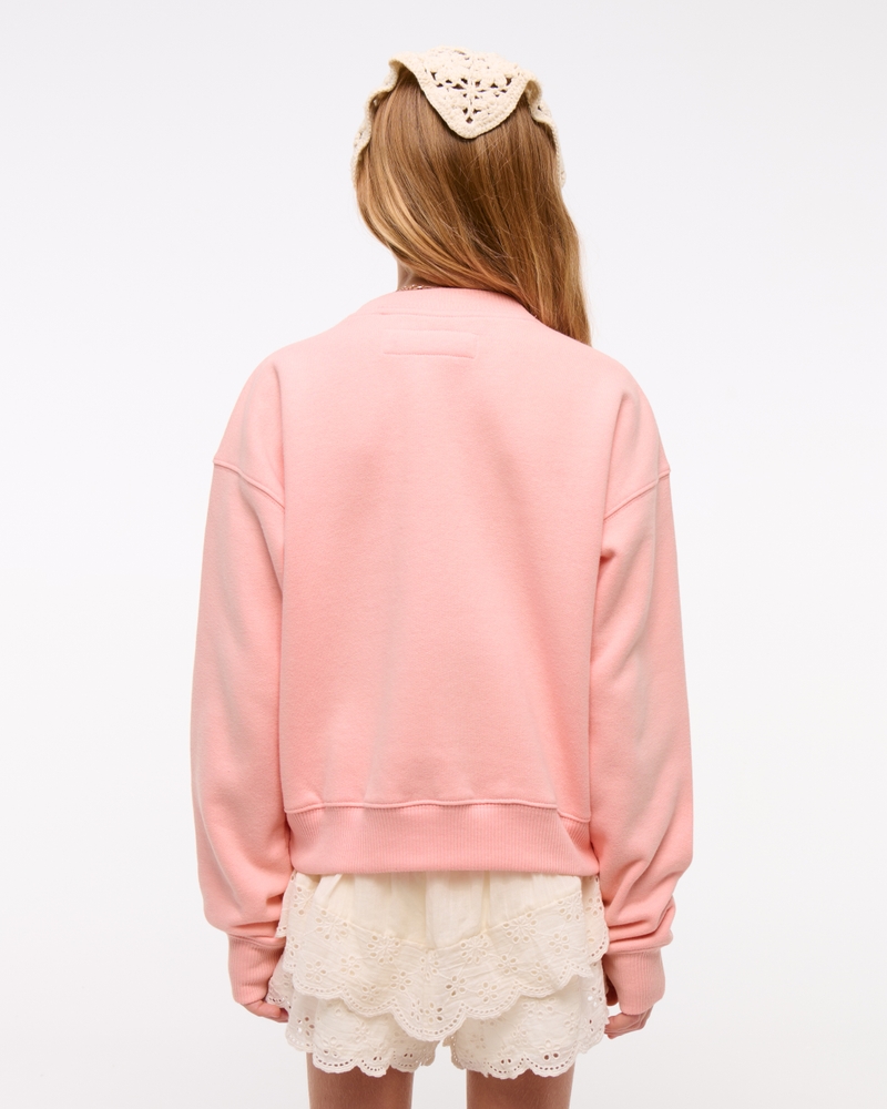 logo crew sweatshirt