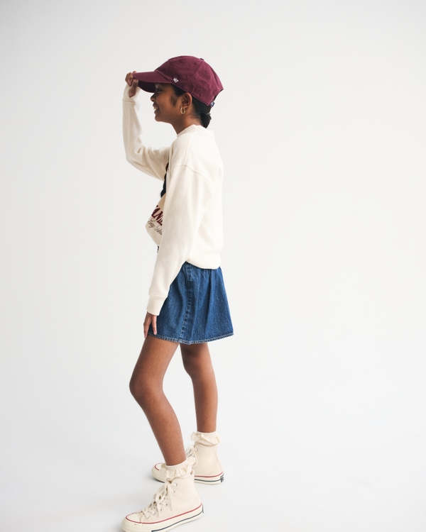 legging-friendly new york yankees crew sweatshirt