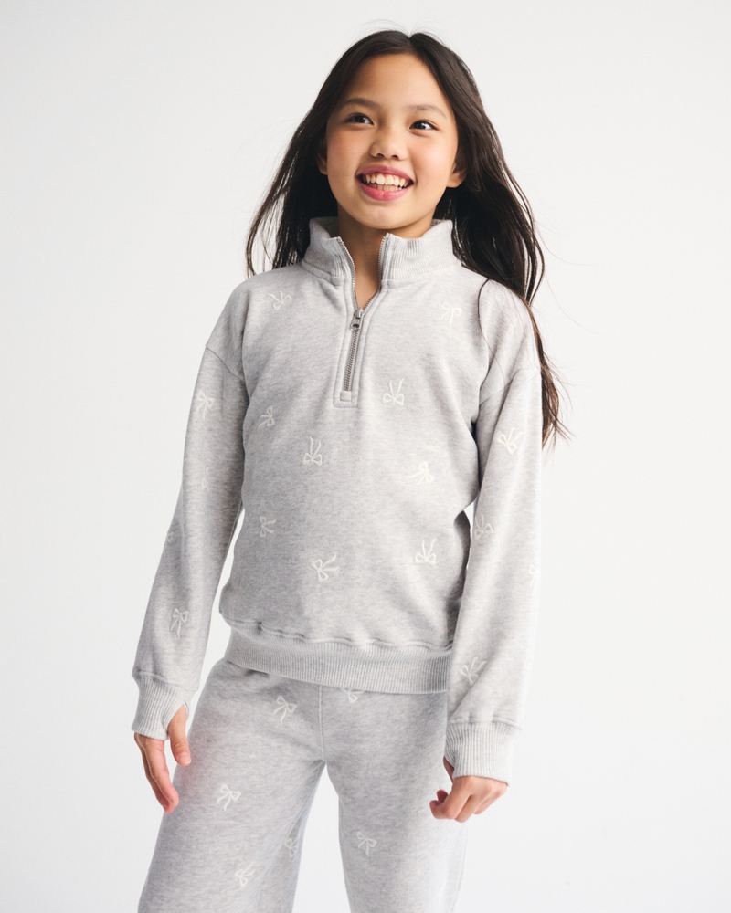 essential quarter-zip sweatshirt