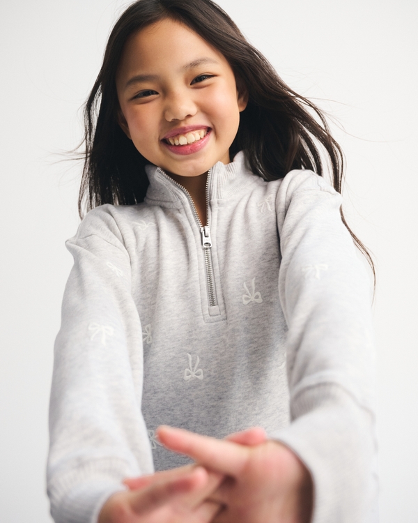 essential quarter-zip sweatshirt