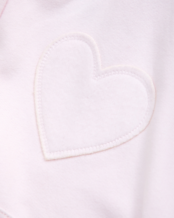 Sweat à capuche indispensable à fermeture zippée sur toute la longueur, Rose Clair view 2