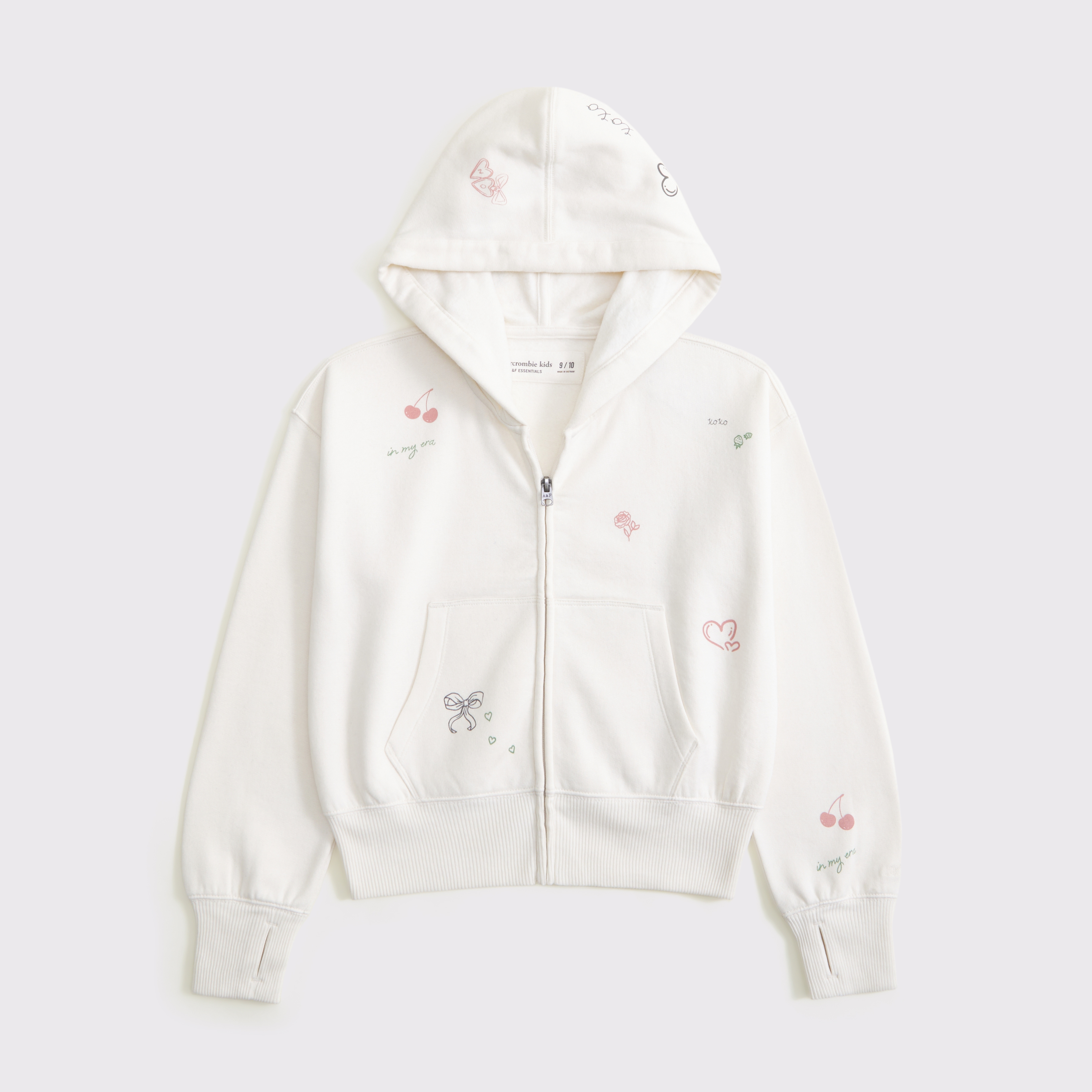 Abercrombie & Fitch Kids' Essential Full-zip Hoodie