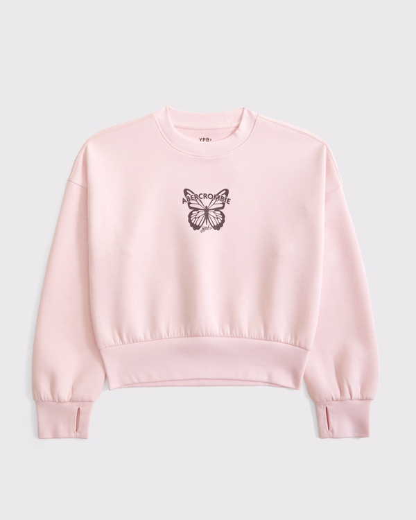 sudadera de cuello redondo ypb neoknit, Rosado Claro view 1