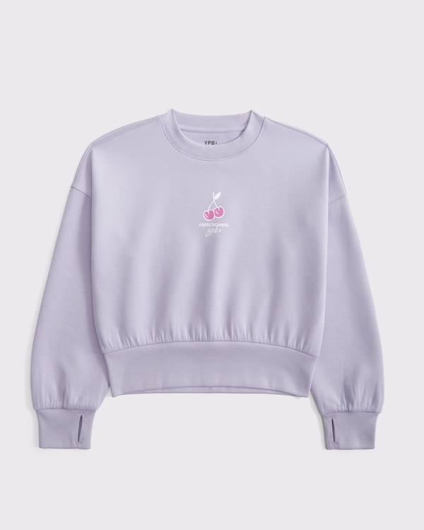 ypb neoknit crew sweatshirt, Light Purple view 1