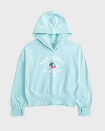 ypb graphic logo popover hoodie from Abercrombie & Fitch - $38.21