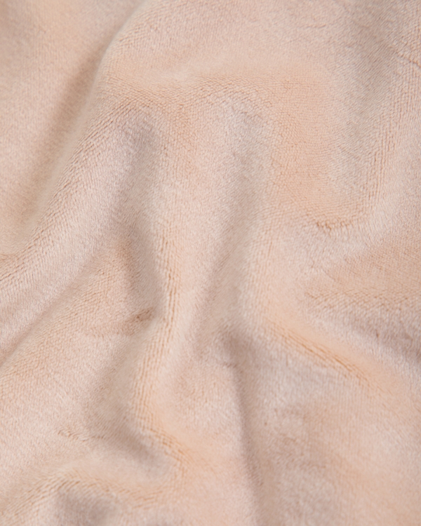 logo velour full-zip sweatshirt, Light Brown view 2