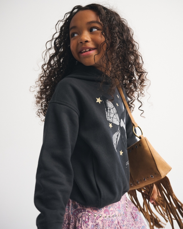 oversized olivia rodrigo graphic popover hoodie