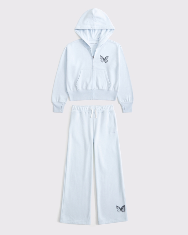 essential fleece full-zip set
