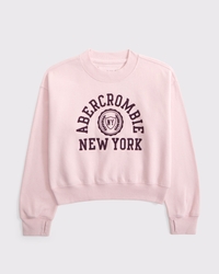 graphic logo crew sweatshirt