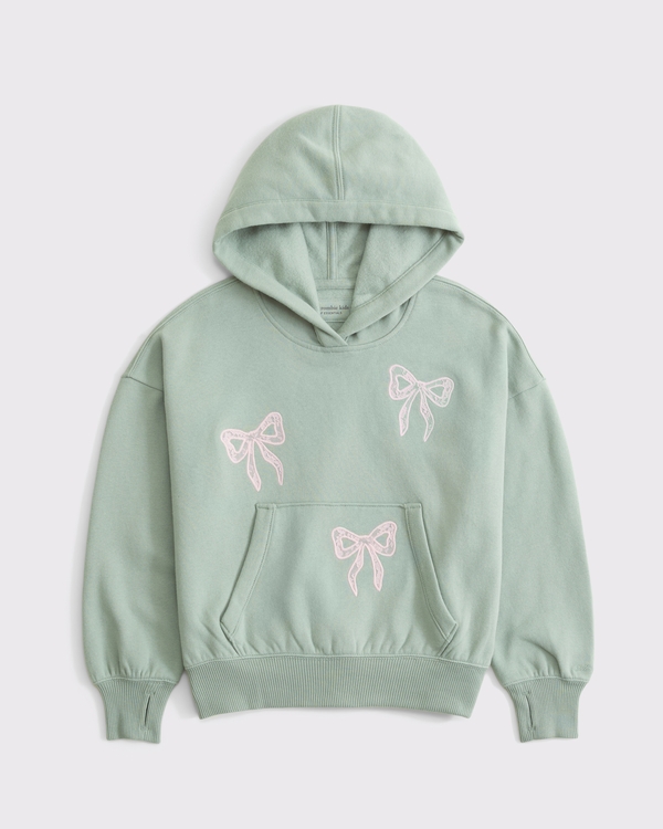 essential embroidered popover, Cool Sage view 1