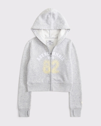 ypb graphic logo full-zip hoodie