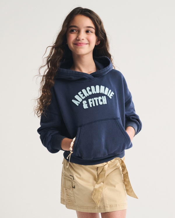 logo popover hoodie, Sapphire view 1