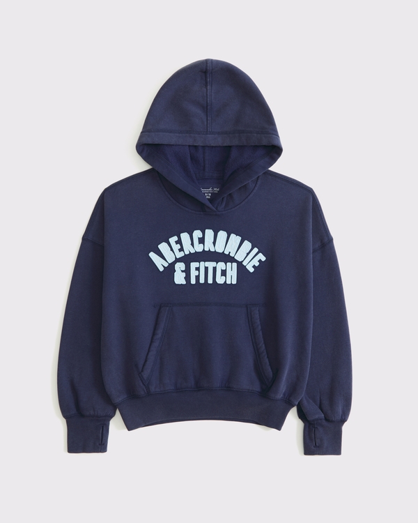 logo popover hoodie, Sapphire view 2