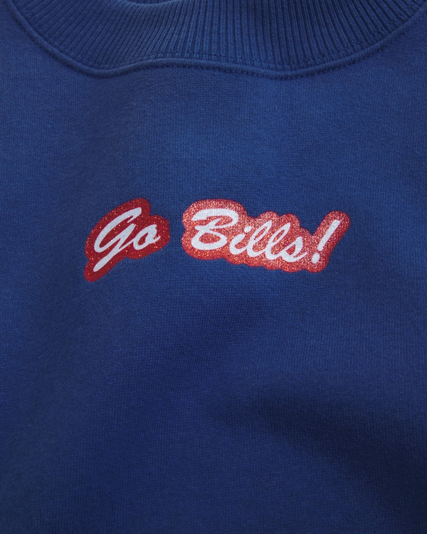 kids bills graphic sweatshirt, Blue - Bills view 2