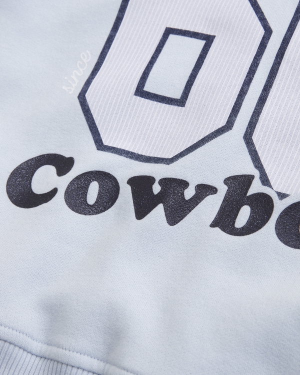 kids dallas cowboys crew sweatshirt, Light Blue - Cowboys view 2