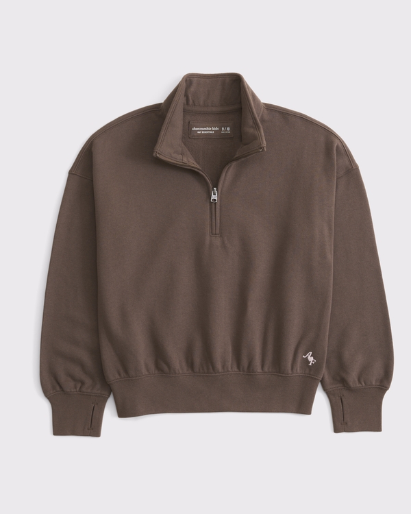 essential quarter-zip sweatshirt