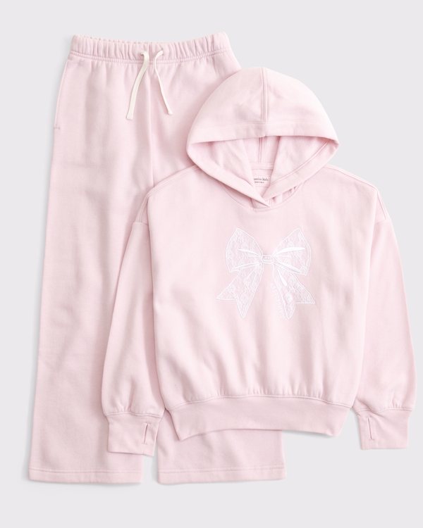 Abercrombie & Fitch essential popover hoodie and sweatpant set