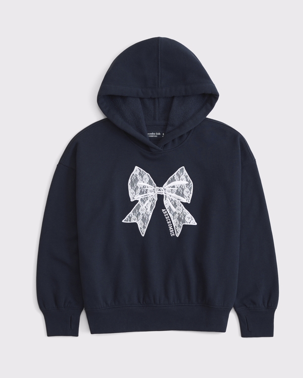 essential logo popover hoodie