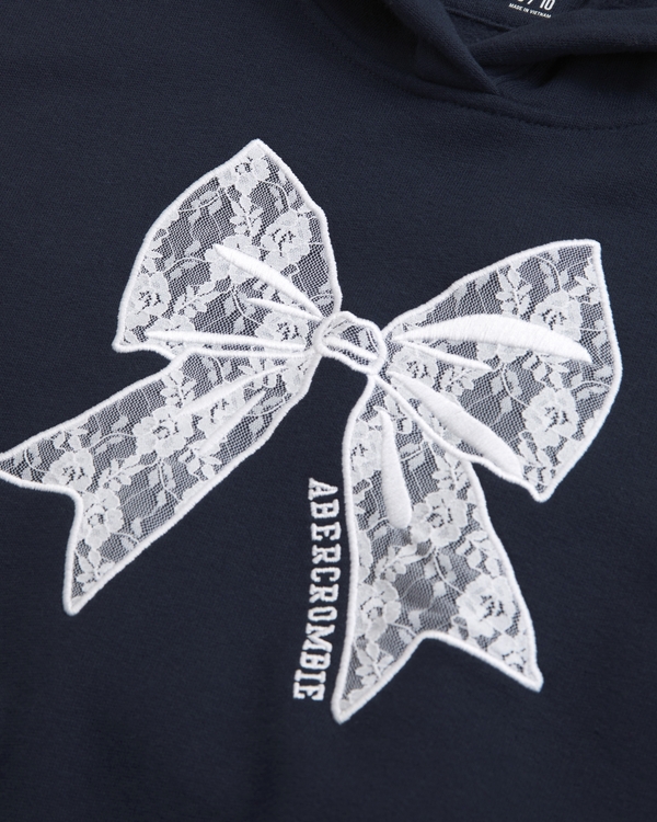 essential logo popover hoodie, Sapphire view 2