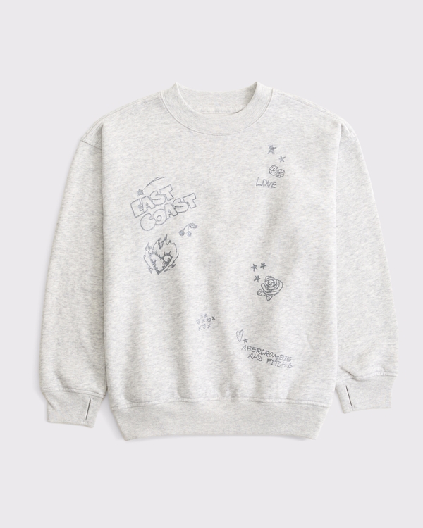east coast logo crew sweatshirt