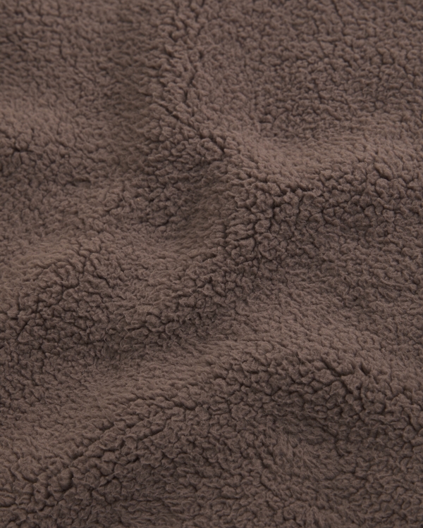 ypb sherpa quarter-zip sweatshirt, Brown view 2