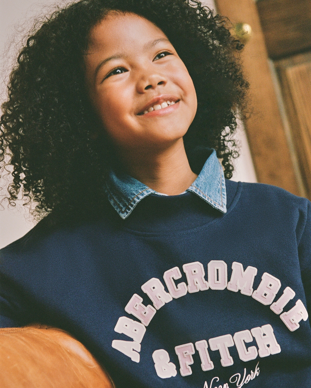 logo mock neck sweatshirt