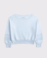 essential off-the-shoulder sweatshirt